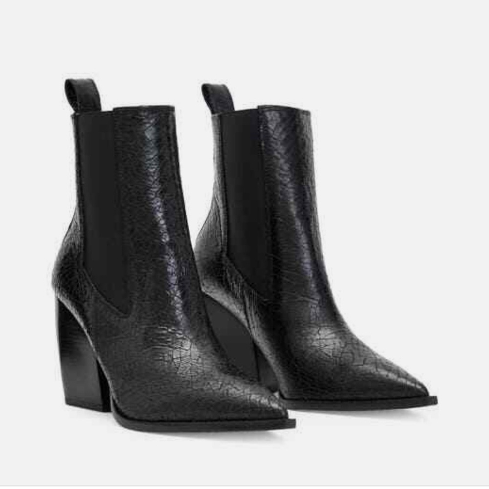 All Saints Black Ankle Boots
